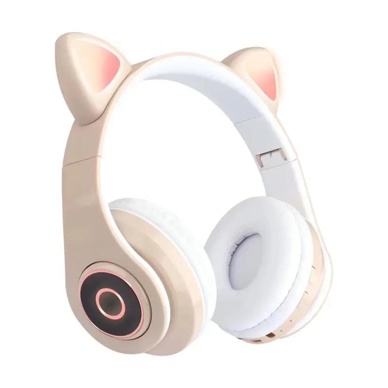 LED Cat Ear Bluetooth Headphones