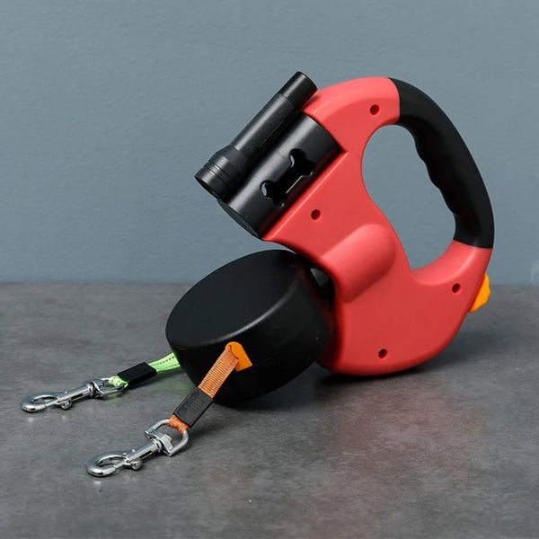 3M Retractable Dual Leash with Light