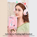 LED Cat Ear Bluetooth Headphones