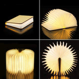 Portable 3D LED Book Night Light