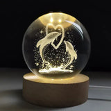 Planetary Galaxy Night Light Crystal Ball