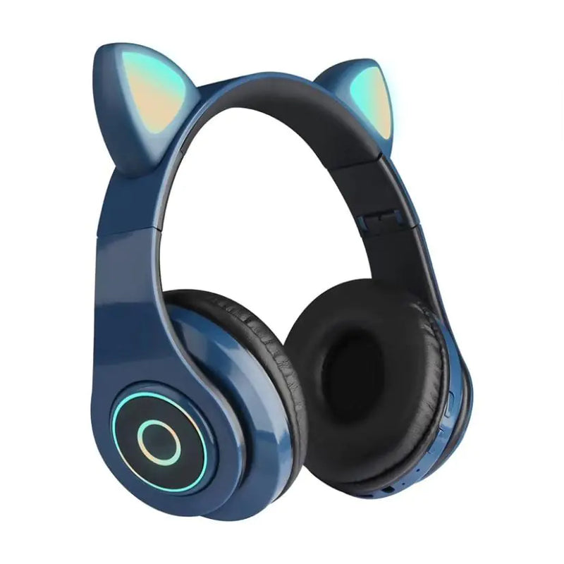 LED Cat Ear Bluetooth Headphones