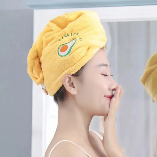 Luxurious Microfiber Shower Cap Towel for Women