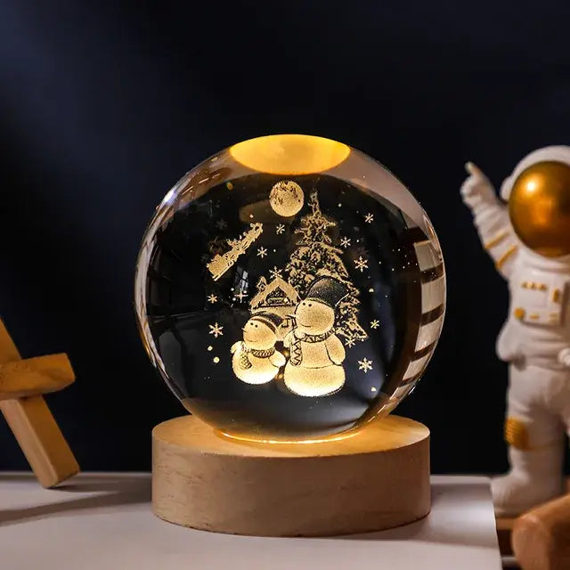 Planetary Galaxy Night Light Crystal Ball