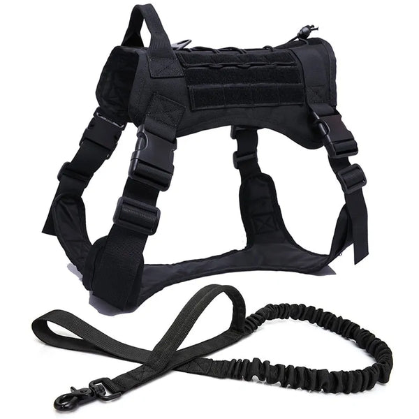 Tactical Dog Harness with Leash